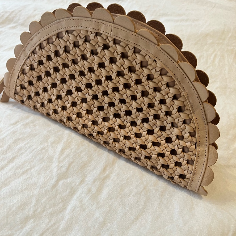 Cleobella leather clutch